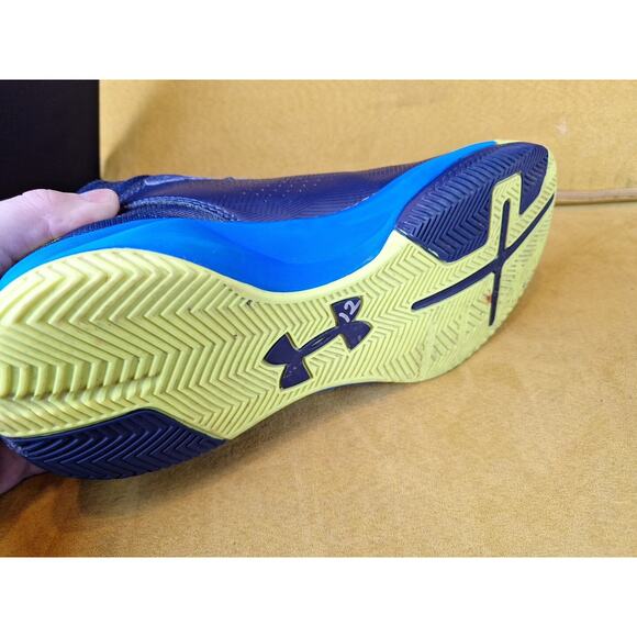 Under Armour Micro G Torch Blue Volt 1259013-408 Size 10 Shoes PRE-OWNED main image 10